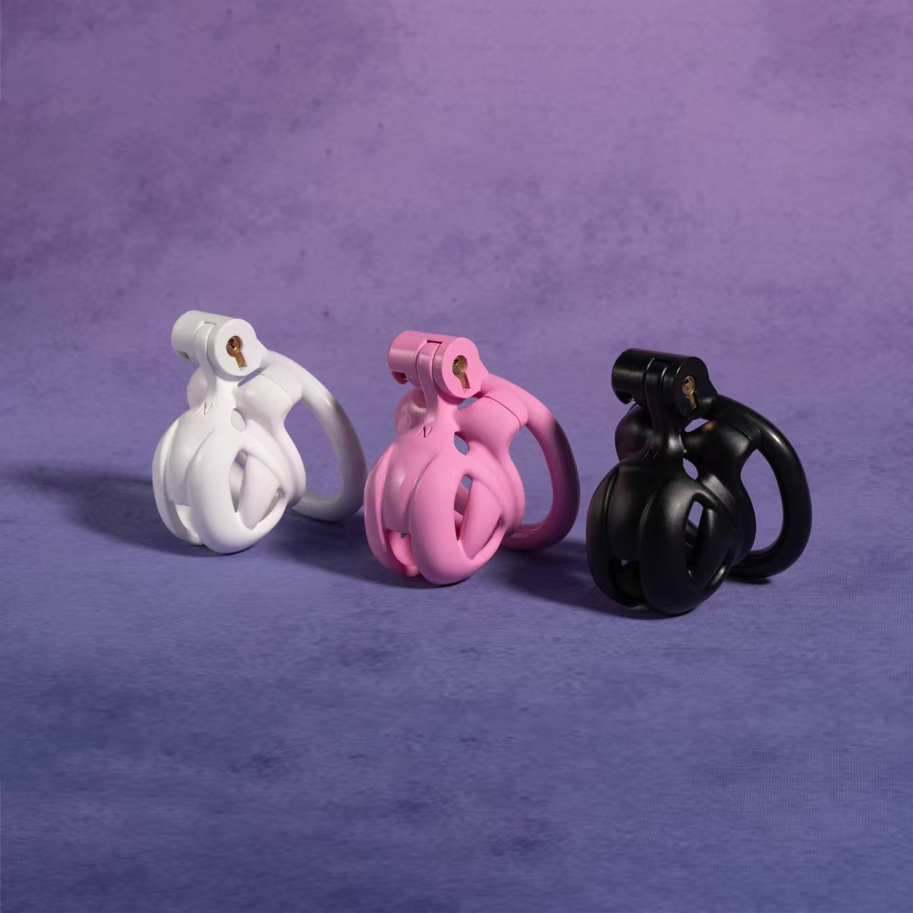 3D Mini Viper Chastity Cage With 4 Rings 9