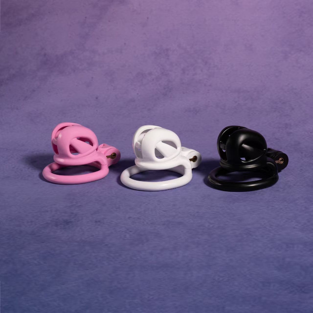 3D Mini Viper Chastity Cage With 4 Rings 7