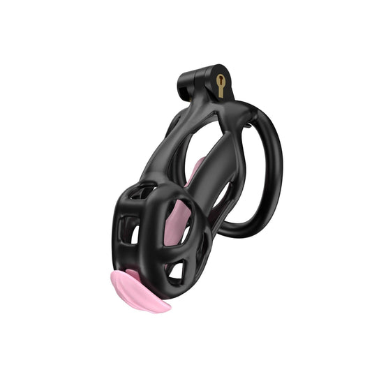 Black Small Cobra Chastity With Urethral