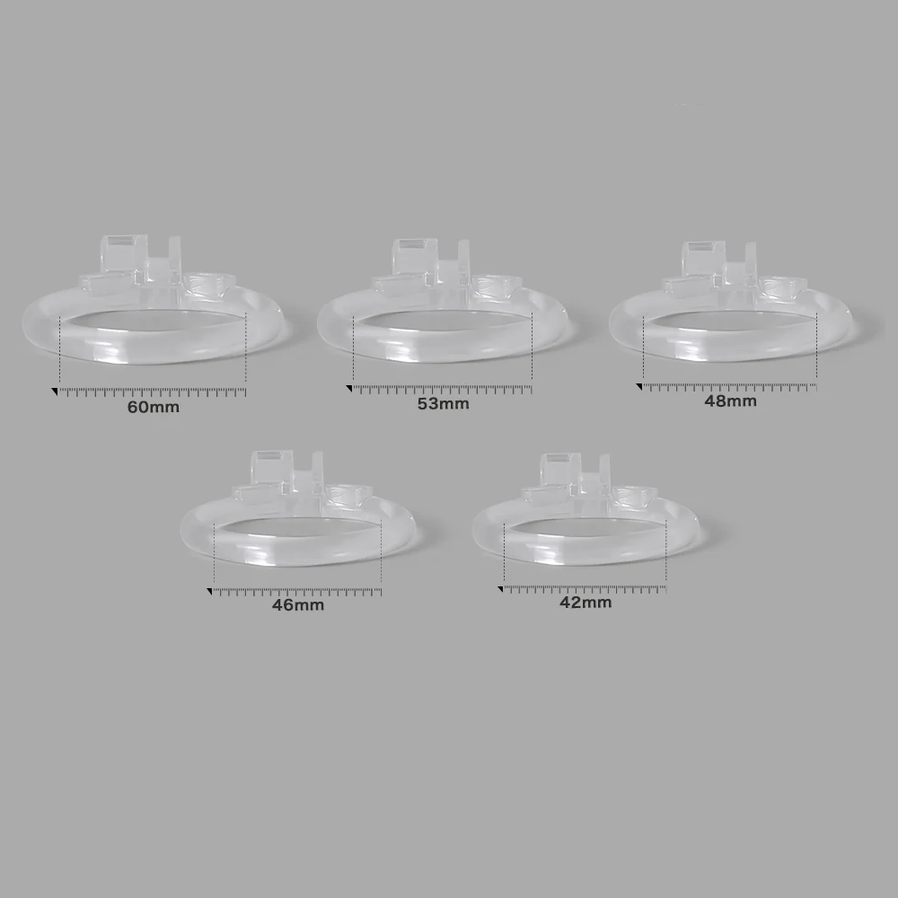 Ice Vision Clear Cobra Chastity Cage’s Ring