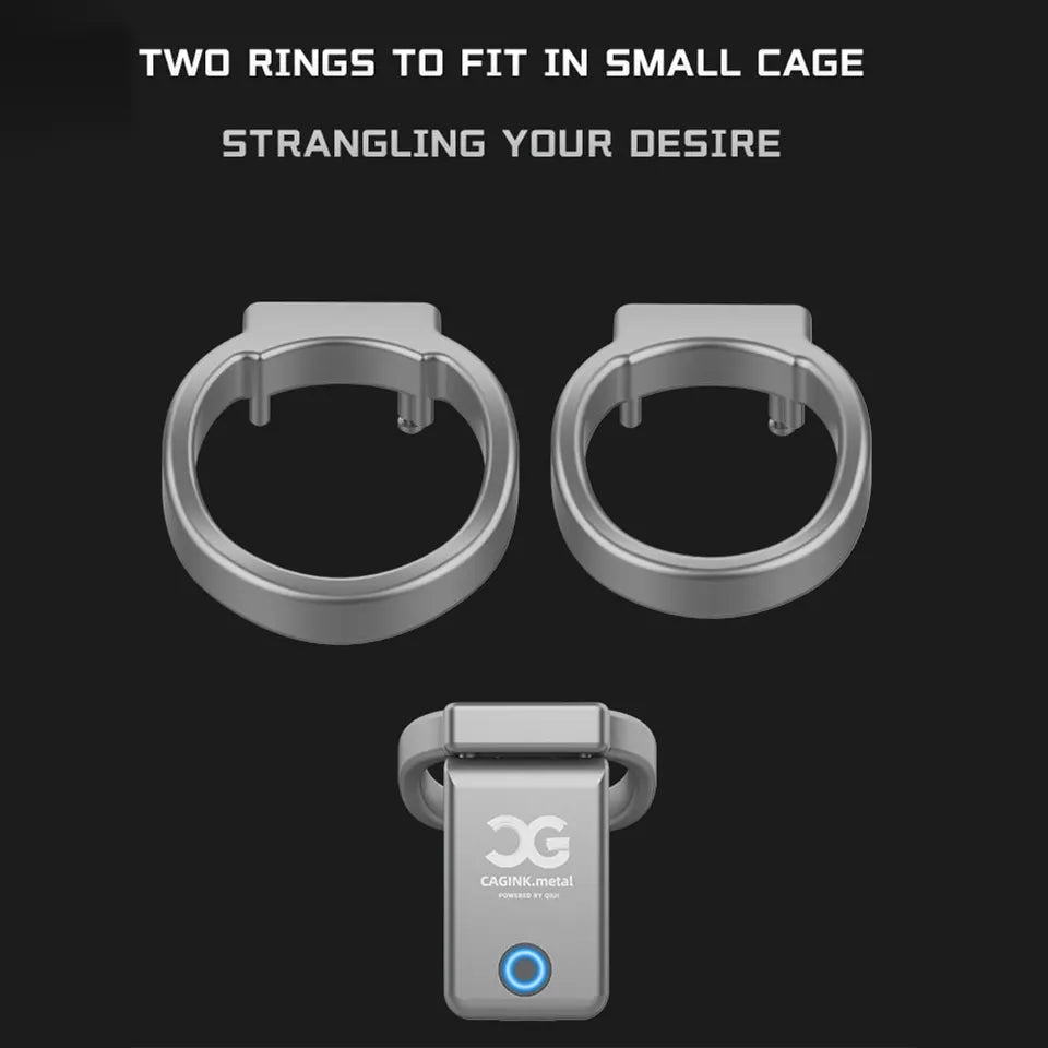 CAG.INK Metal Bluetooth Chastity Cage