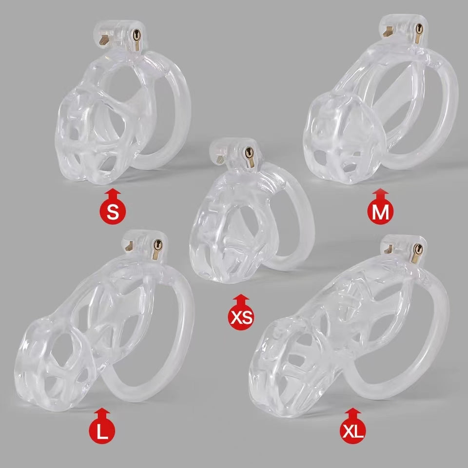 Ice Vision Clear Cobra Chastity Cage Type XL
