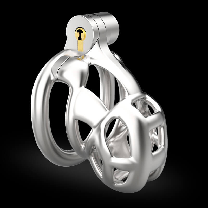 Stainless Steel Cobra Chastity Cage