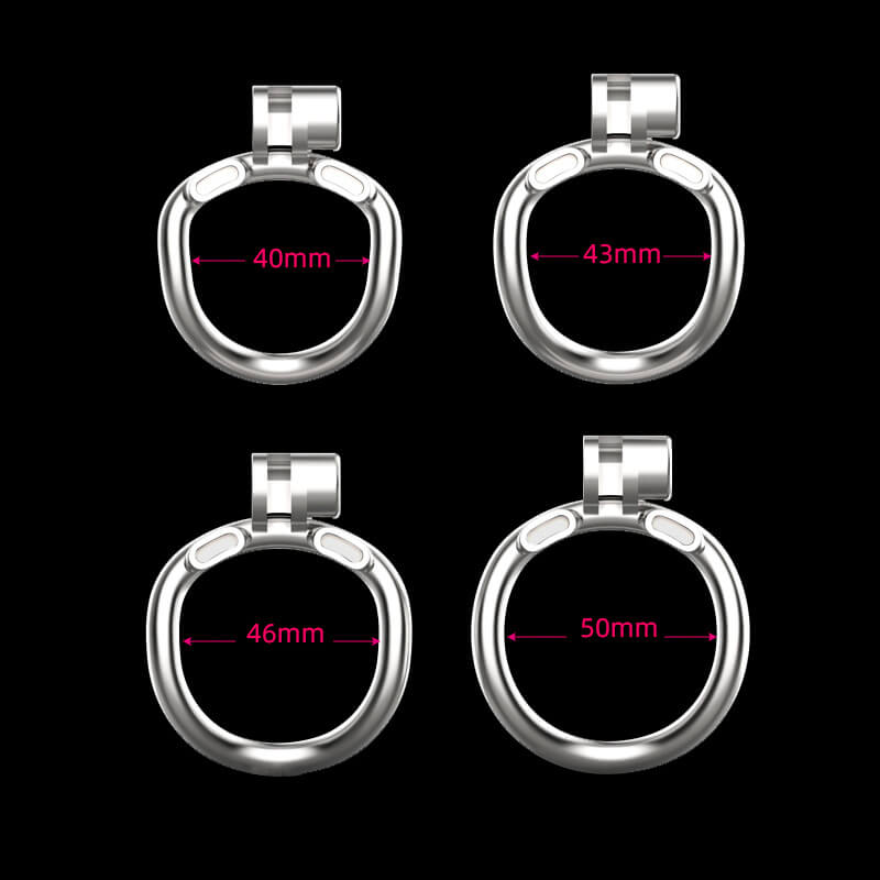 Stainless Steel Cobra Chastity Cage