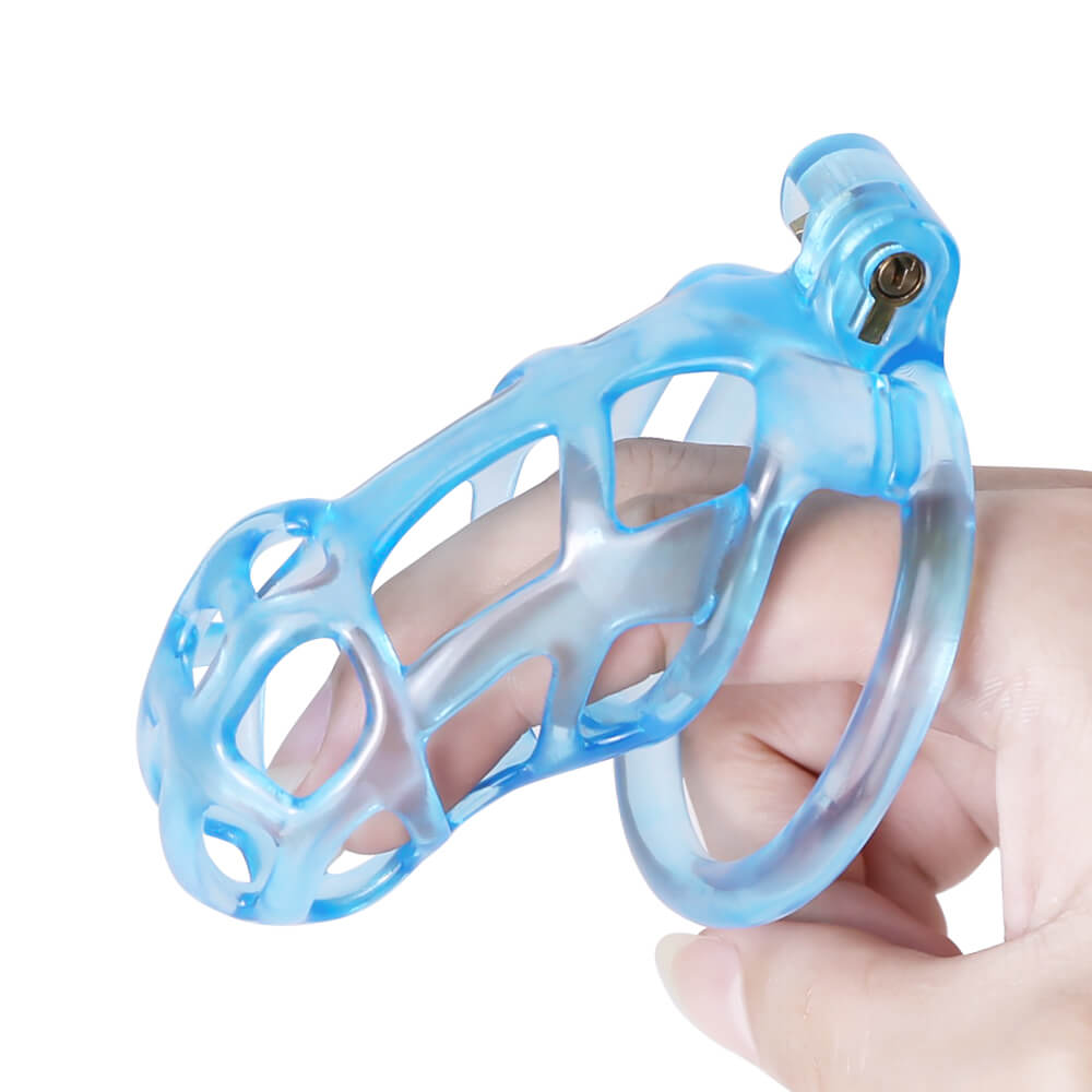 Ice Vision Design Blue Cobra Chastity Cage