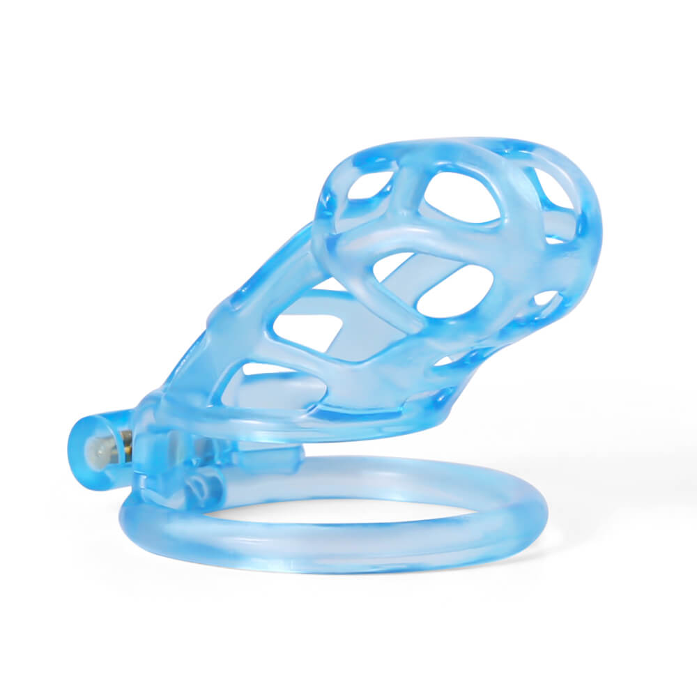 Ice Vision Design Blue Cobra Chastity Cage