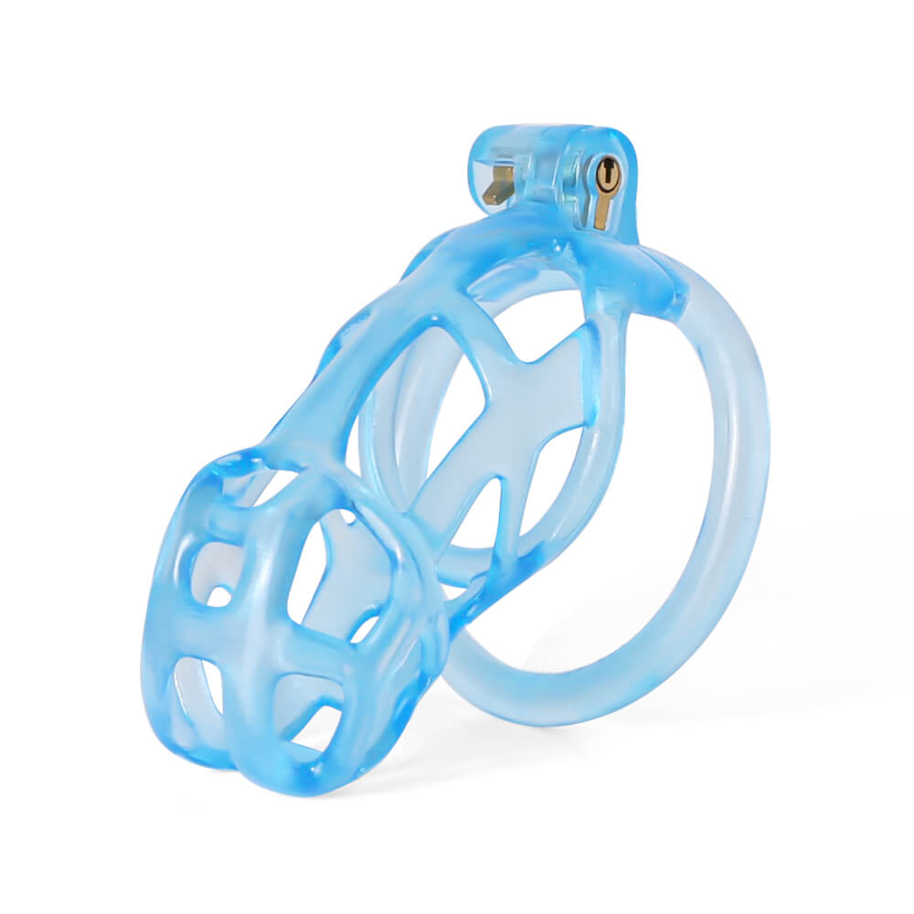 Ice Vision Design Blue Cobra Chastity Cage