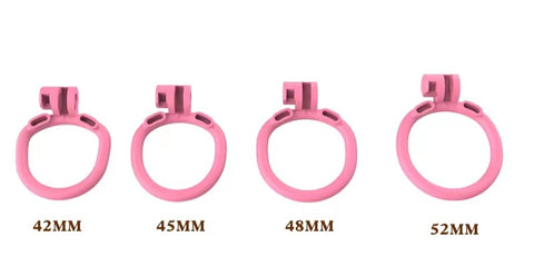 Pink Tight Cobra Chastity Cage(2.36 inches)