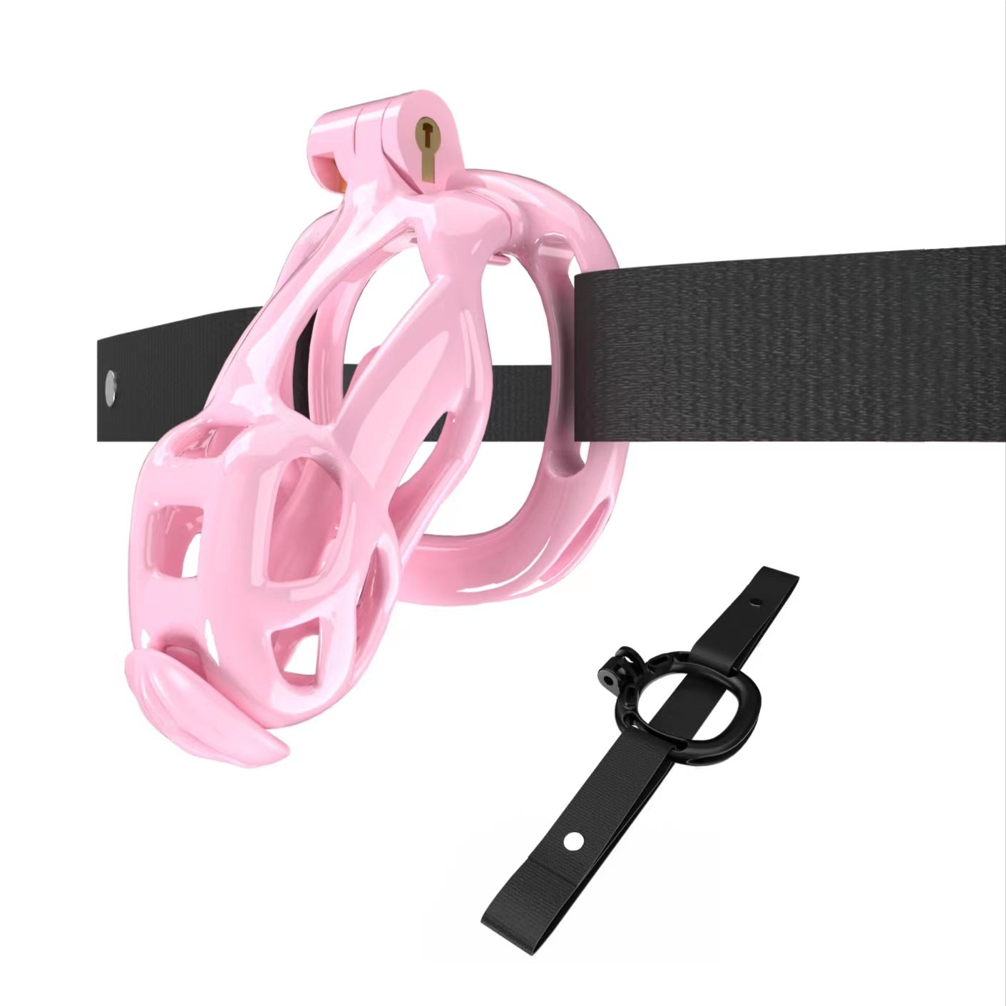 Pink Cobra Chastity Small Kit With Belt