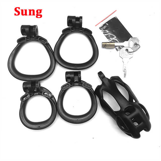 Kit de mejora del dispositivo de castidad Black Sung Cobra 6.0