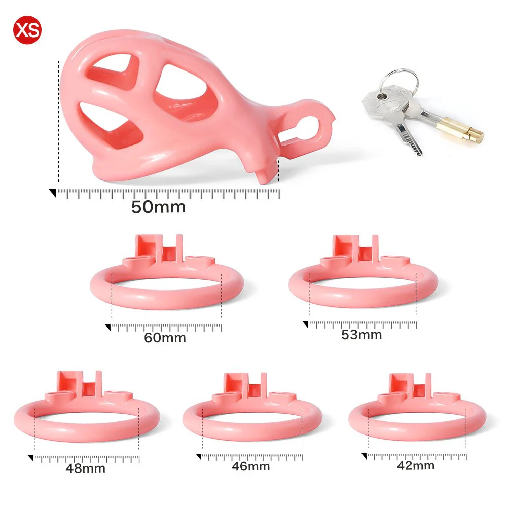 The Guardian Premium Cock Cage Pink