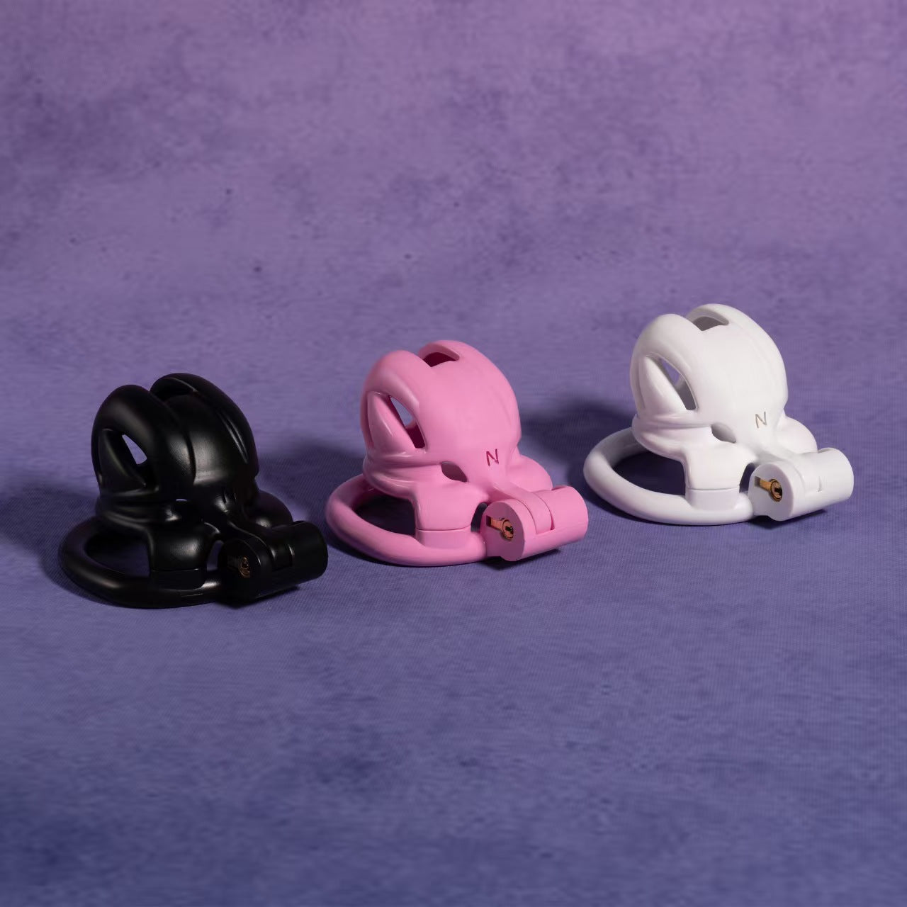 3D Mini Viper Chastity Cage With 4 Rings 8