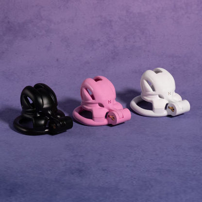3D Mini Viper Chastity Cage With 4 Rings 8