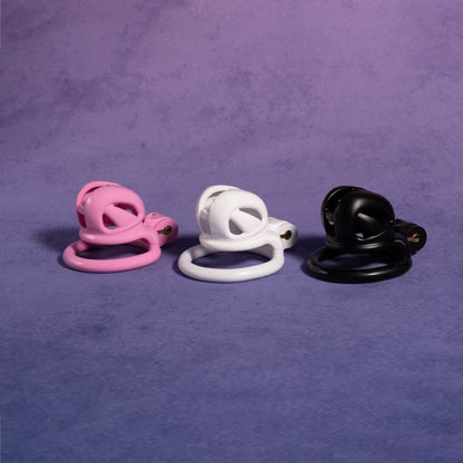 3D Mini Viper Chastity Cage With 4 Rings 7