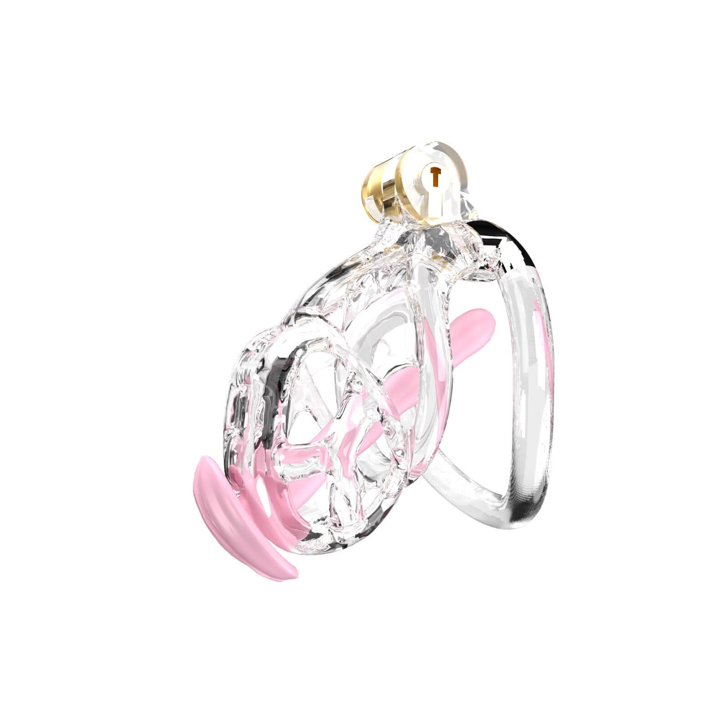 Transparent Cobra Nano Chastity Kit With Urethral