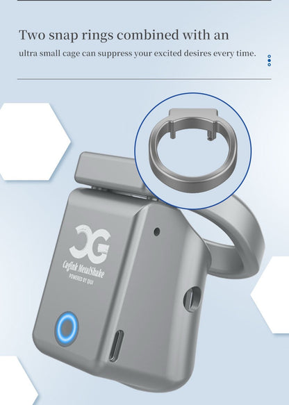 NEW Cagink Metal Vibrating Chastity Cage Remotely - 12