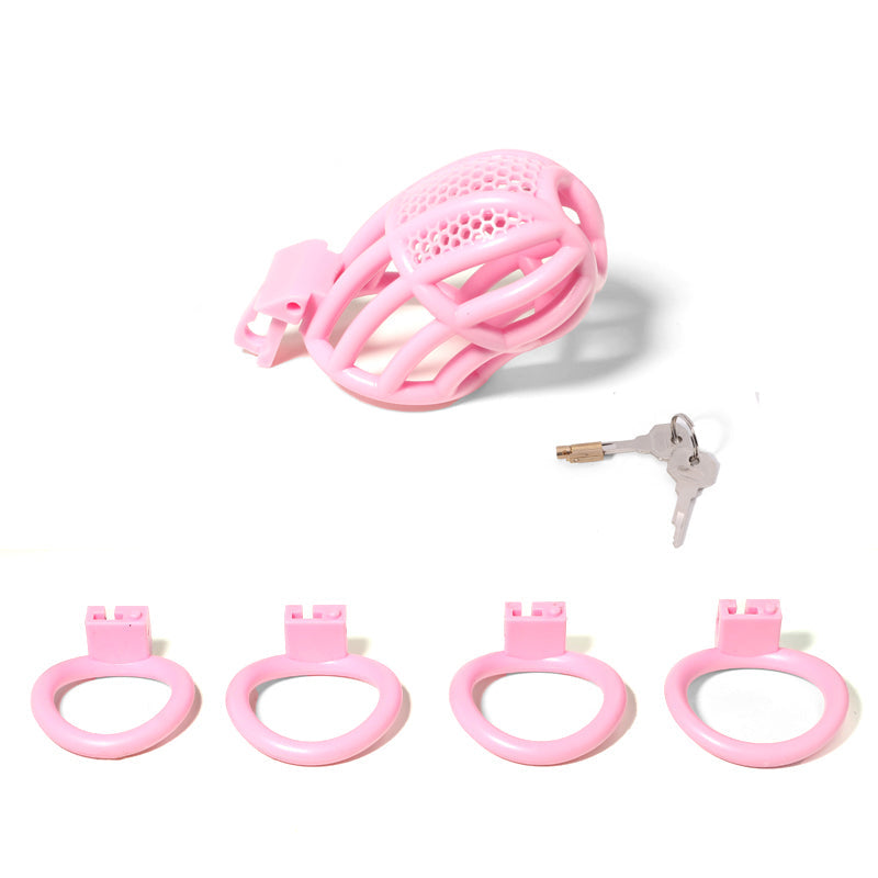 Honeycomb Cobra Chastity Device With 4 Ring