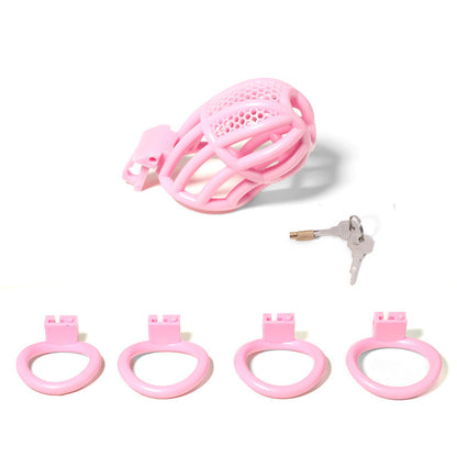 Honeycomb Cobra Chastity Device With 4 Ring