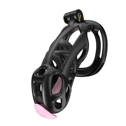 Black Cobra Chastity Maxi Kit With Belt