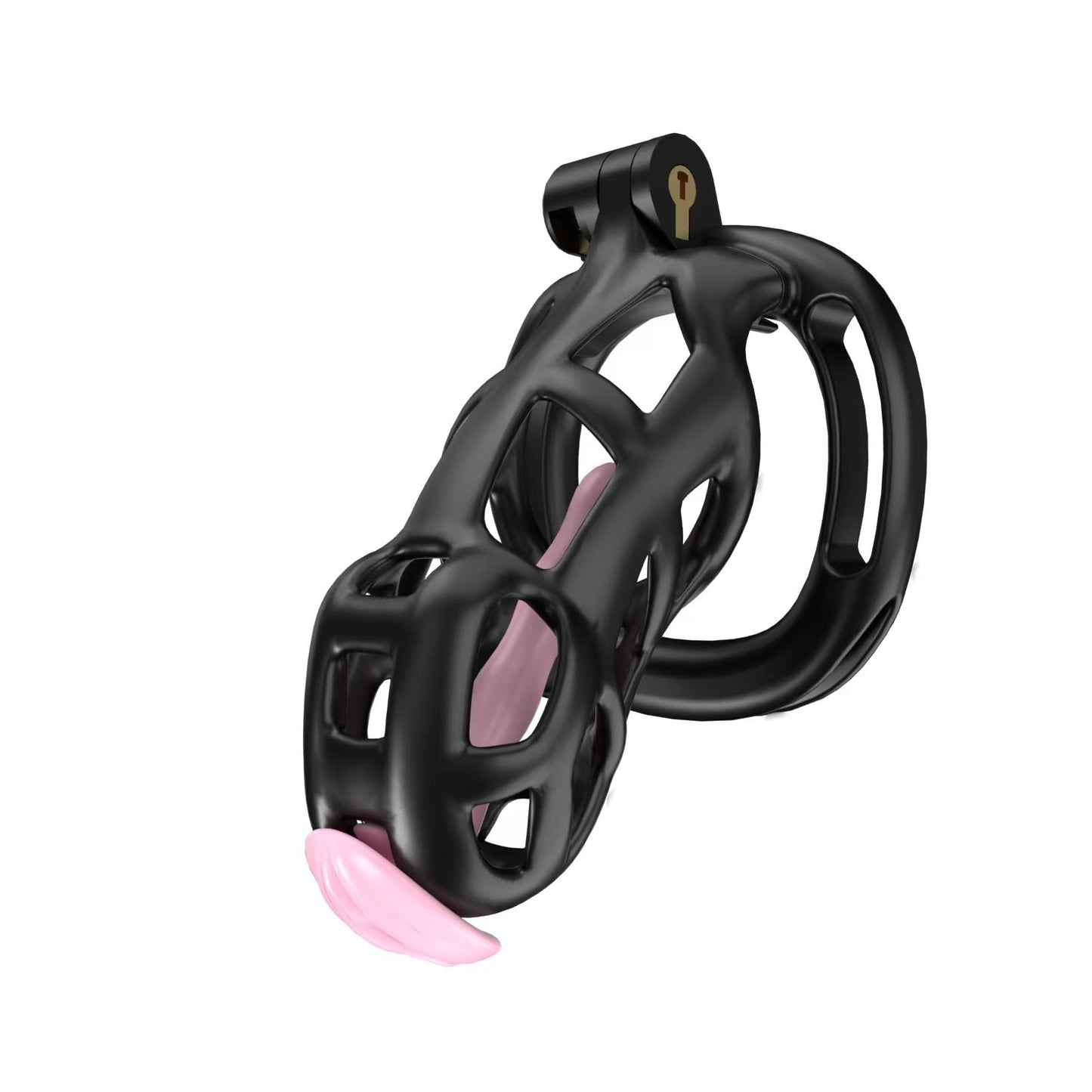 Black Cobra Chastity Standard Kit With Belt