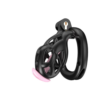 Black Cobra Chastity Nano Kit With Belt