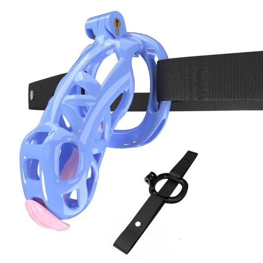Blue Cobra Chastity Maxi Kit With Belt