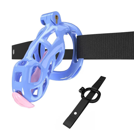 Blue Cobra Chastity Standard Kit With Belt