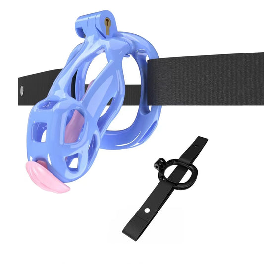 Blue Cobra Chastity Small Kit With Belt