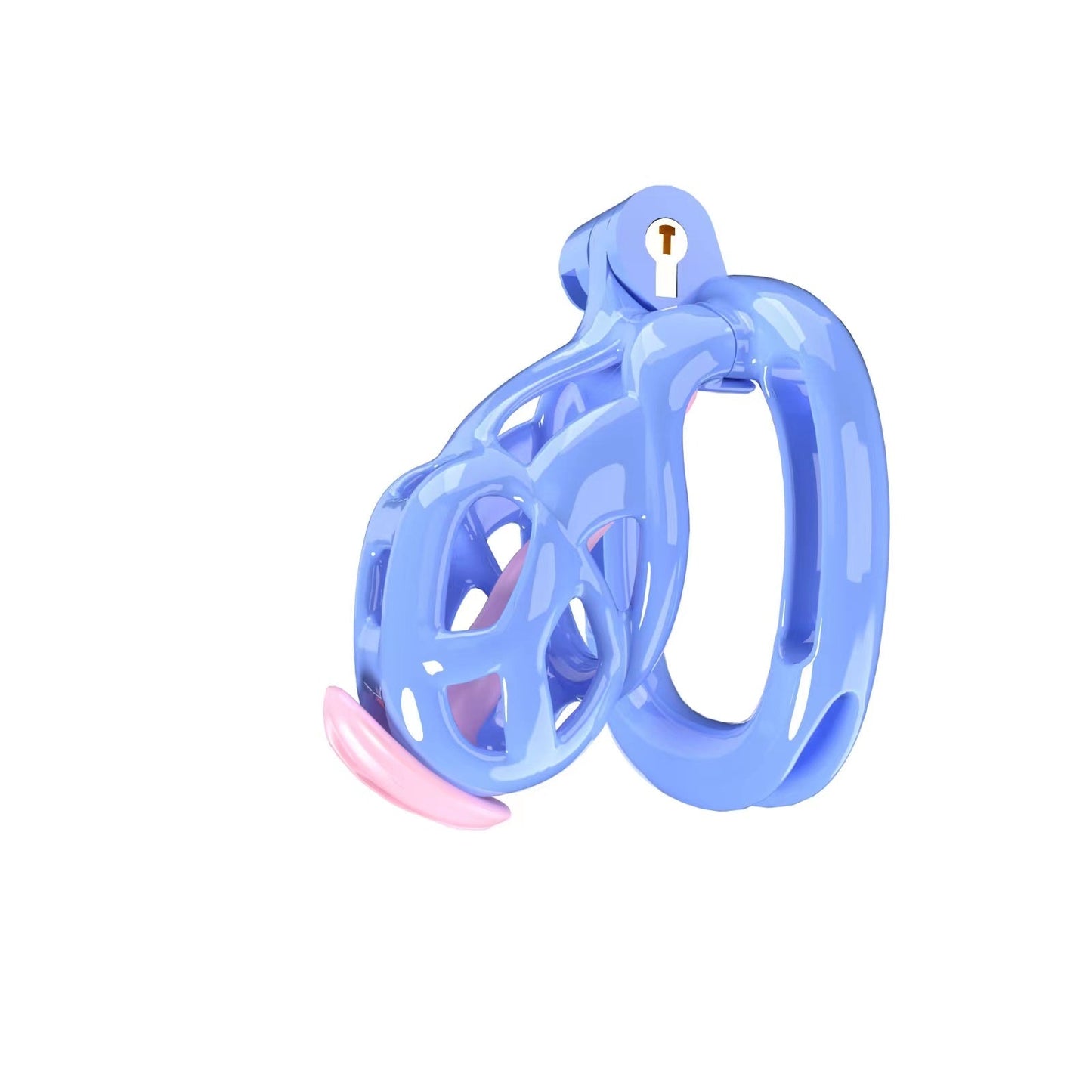 Blue Cobra Chastity Nano Kit With Belt