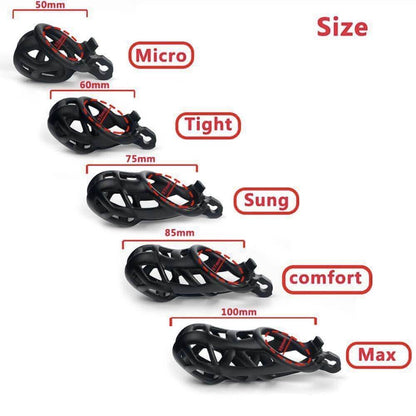 Max Cobra 2.0 Chastity Device Kit (3.94 inches)