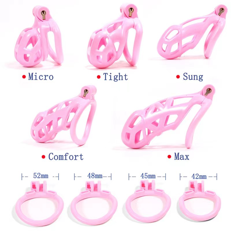 Cobra Male Chastity Device With 4 Arc Rings Upgraded