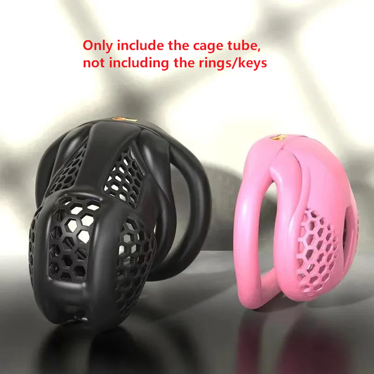 New Beehive Concealed Cobra Chastity Cage Tube - Not including the rings/keys