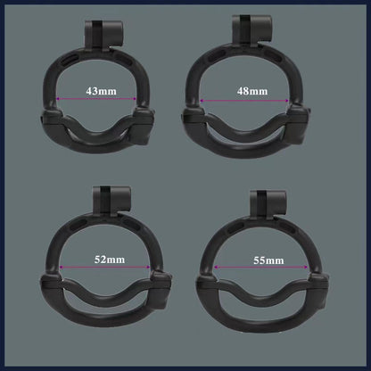Double-Lock 3D Cock Cage' Ring
