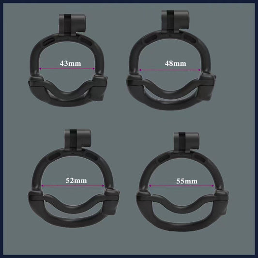 Double-Lock 3D Cock Cage' Ring
