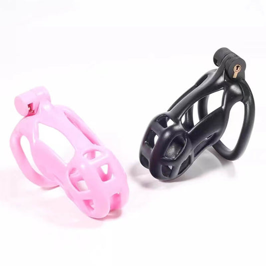 Dispositivo de castidad masculina Cobra con 4 anillos en forma de arco