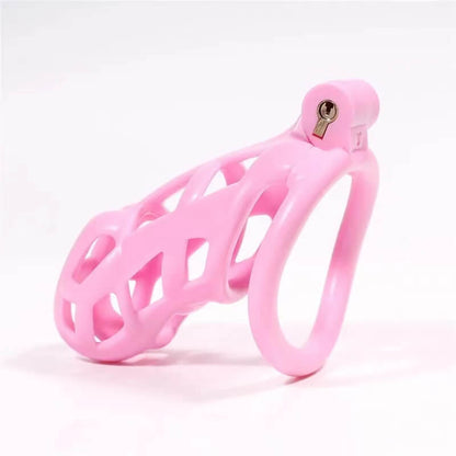 Cobra Male Chastity Device With 4 Arc Rings Upgraded
