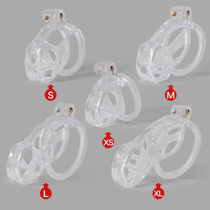 Ice Vision Clear Cobra Chastity Cage Type XL