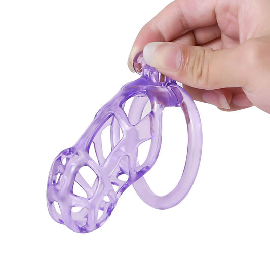 Ice Vision Design Purple Cobra Chastity Cage