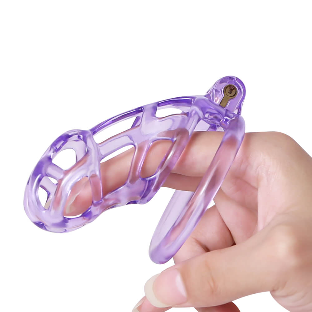 Ice Vision Design Purple Cobra Chastity Cage