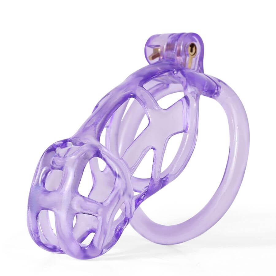 Ice Vision Design Purple Cobra Chastity Cage