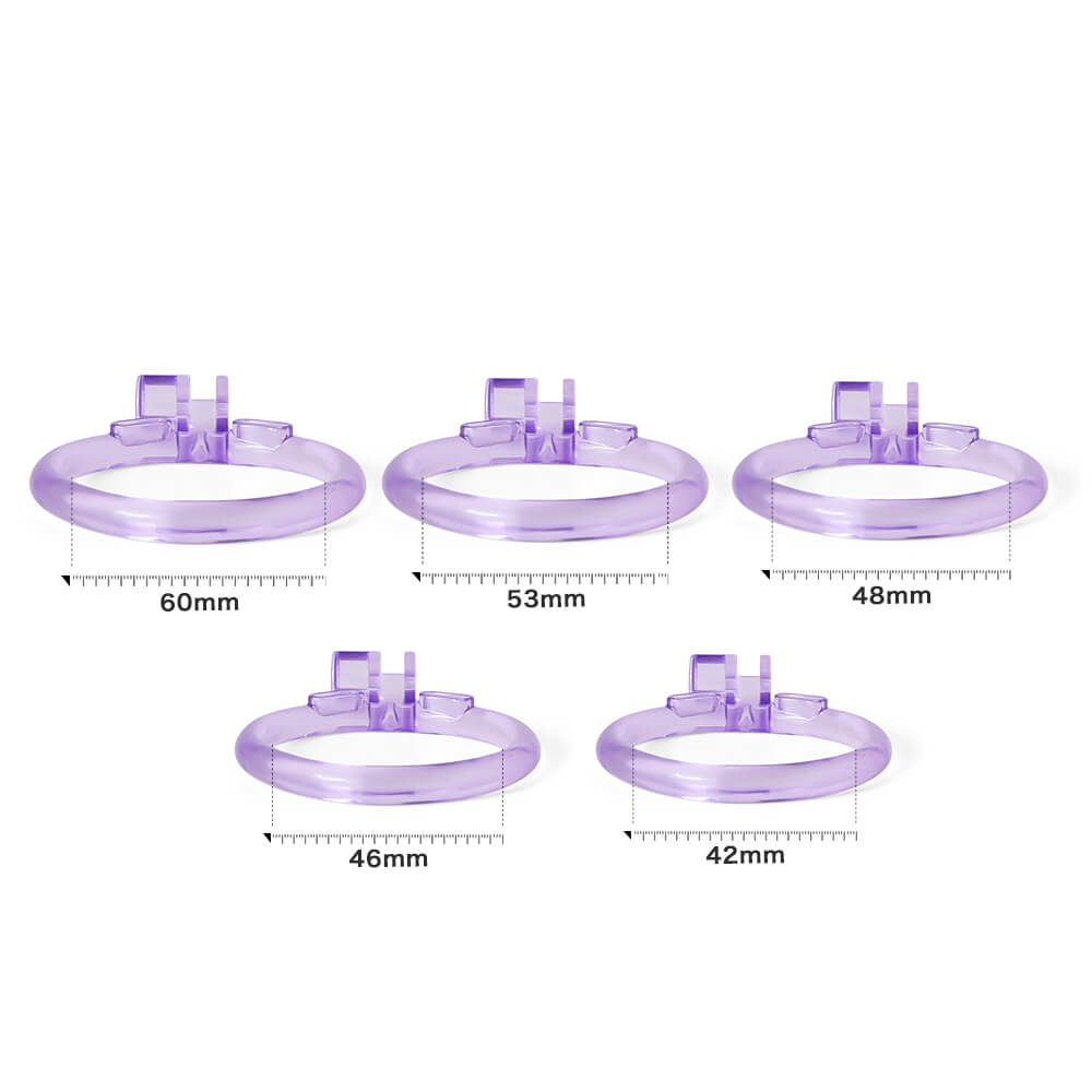 Ice Vision Design Purple Cobra Chastity Cage