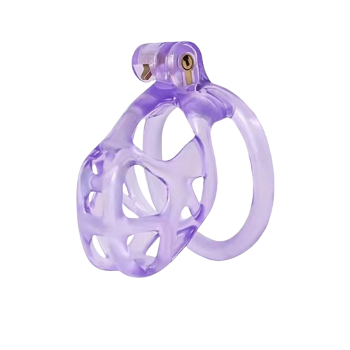 Ice Vision Purple Cobra Chastity Cage Type S