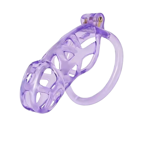 Ice Vision Purple Cobra Chastity Cage Type XL