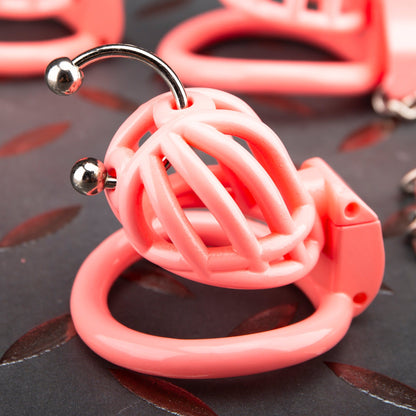 Pink 3D Printed Spider-Shaped Cock Cage Custom