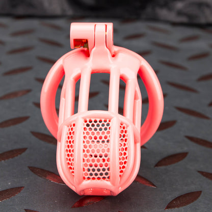 Custom Chastity Cage Mesh Design Pink