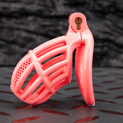 Custom Chastity Cage Mesh Design Pink