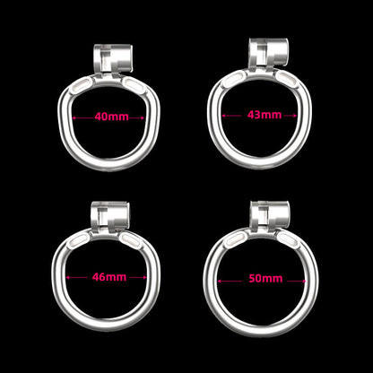 Stainless Steel Cobra Chastity Cage