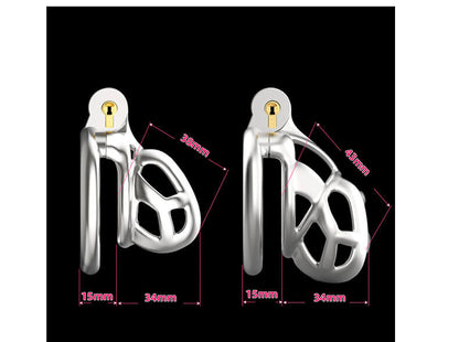 Stainless Steel Cobra Chastity Cage