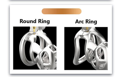 Stainless Steel Cobra Chastity Cage
