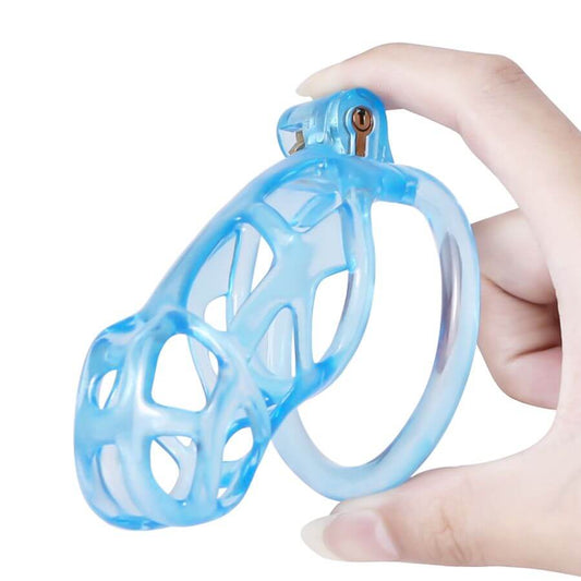 Ice Vision Design Blue Cobra Chastity Cage